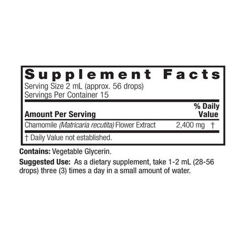 Nature's Answer, Chamomile Flowers, Alcohol Free Extract 1 FL Oz