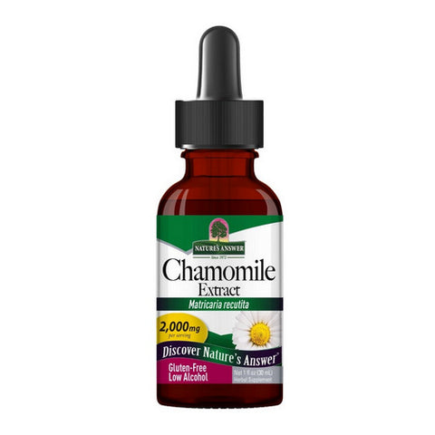 Nature's Answer, Chamomile Flowers, Extract 1 FL Oz (ORGANIC ALCOHOL)
