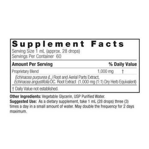 Nature's Answer, Echinacea, Alcohol Free Extract 2 FL Oz