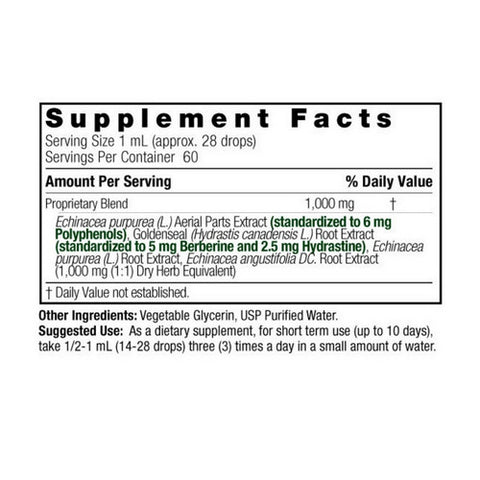 Nature's Answer, Echinacea-Goldenseal, ALCOHOL FREE, 2 OZ