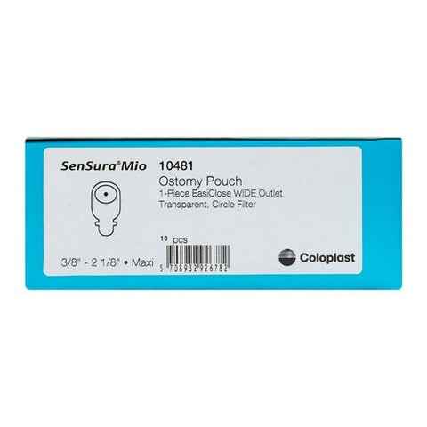 Coloplast, Ostomy Pouch One-Piece System 11 Inch Length 10481, Box Of 10