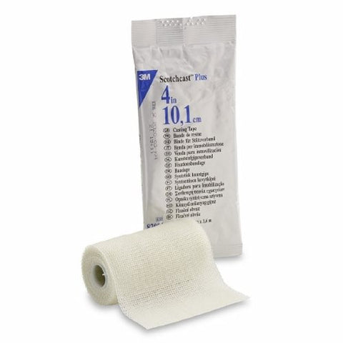 3M, Cast Tape 3M Scotchcast Plus 4 Inch X 4 Yard Fiberglass White, 1 Roll