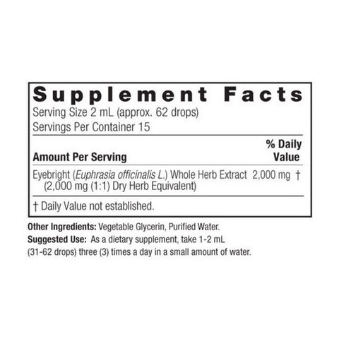 Nature's Answer, Eyebright, ALCOHOL FREE, 1 OZ