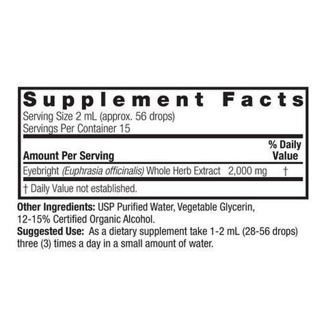 Nature's Answer, Eyebright, Extract 1 FL Oz