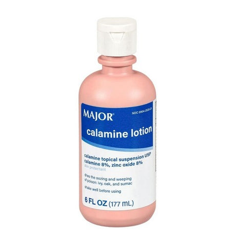 Major Pharmaceuticals, Itch Relief Major  Calamine 8% Strength Lotion 177 mL Bottle, 177 Ml