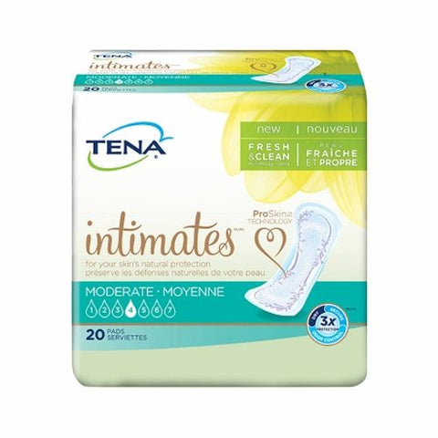 Tena, Bladder Control Pad 11 Inch Length Moderate Absorbency 54284, Count of 20
