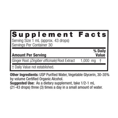 Nature's Answer, Ginger Root, Extract 1 FL Oz