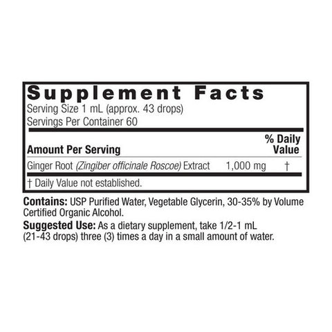 Nature's Answer, Ginger Root, 2 Oz