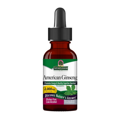 Nature's Answer, Ginseng American, ORGANIC, 1 OZ