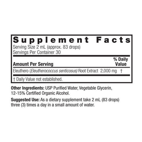 Nature's Answer, Siberian Eleuthero, 2 Oz