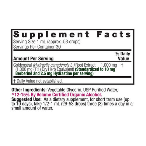 Nature's Answer, Goldenseal Root, ORGANIC, 1 OZ