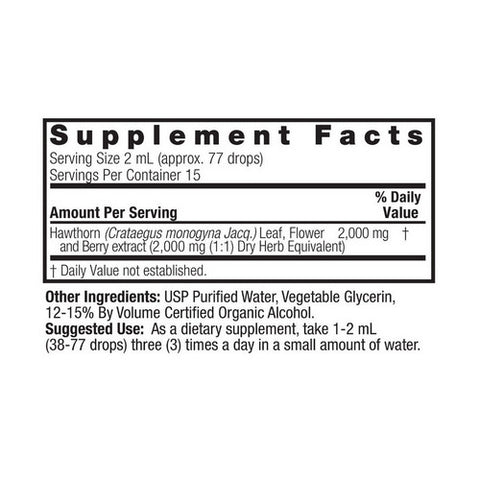 Nature's Answer, Hawthorn, Berries Extract 1 FL Oz