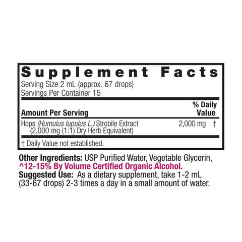 Nature's Answer, Hops Strobile, ORGANIC, 1 OZ