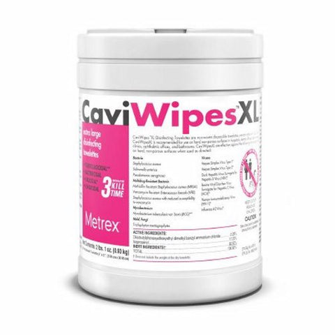 Metrex Research, Surface Disinfectant CaviWipes Alcohol Based Wipe 66 Count NonSterile Canister Disposable Alcohol Sc, Count of 1