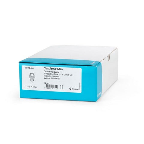 Coloplast, Ostomy Pouch One-Piece System 11 Inch Length Maxi Flat 10480, Box Of 10