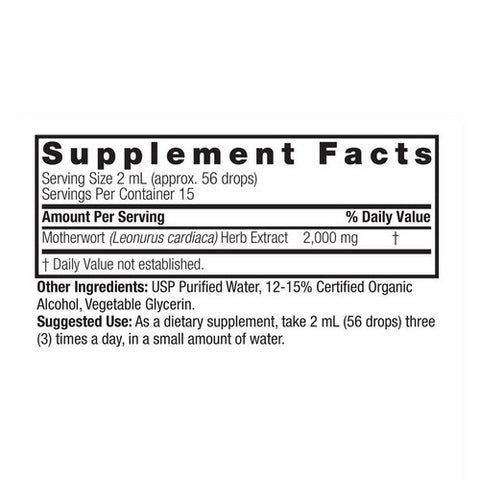 Nature's Answer, Motherwort Herb, ORGANIC, 1 OZ