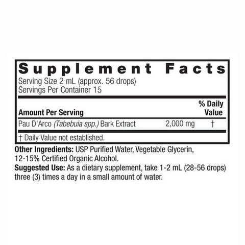 Nature's Answer, Pau DArco, ORGANIC, 1 OZ