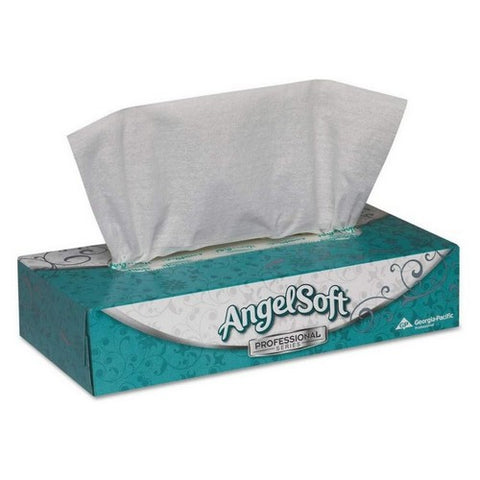 Georgia Pacific, Facial Tissue Angel Soft Professional Series  White 7-3/5 X 8-4/5 Inch, Case Of 30