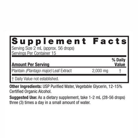 Nature's Answer, Plantain Leaf, 1 Oz
