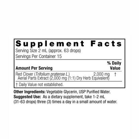 Nature's Answer, Red Clover, ALCOHOL FREE, 1 OZ