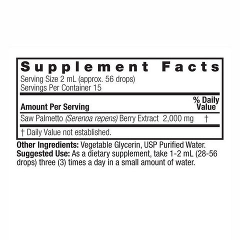 Nature's Answer, Saw Palmetto Berry, ALCOHOL FREE, 1 OZ