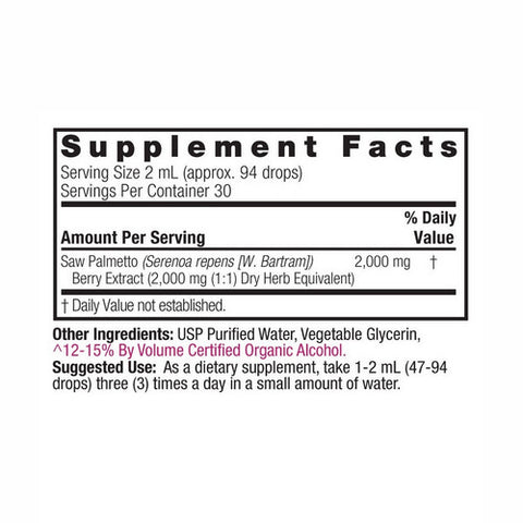 Nature's Answer, Saw Palmetto Berries, Extract 2 FL Oz