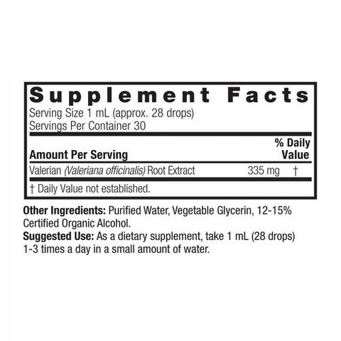 Nature's Answer, Valerian Root, Extract 1 FL Oz