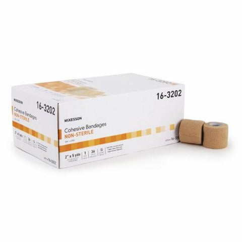 McKesson, Cohesive Bandage 2 Inch X 5 Yard Self-adherent Closure 16-53212, Count of 1