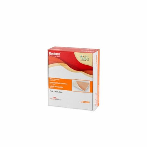 SteadMed, Foam Dressing 4 X 4 Inch Without Border Film Backing Nonadhesive 509381, Box Of 10