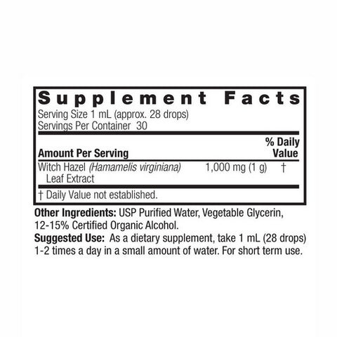 Nature's Answer, Witch Hazel Extract, 1 Oz