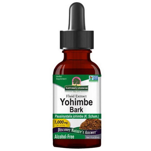 Nature's Answer, Yohimbe Bark, ALCOHOL FREE, 1 OZ