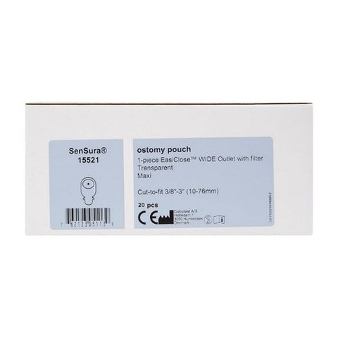 Coloplast, Ostomy Pouch One-Piece System 11.5 Inch Length 15521, Box Of 20