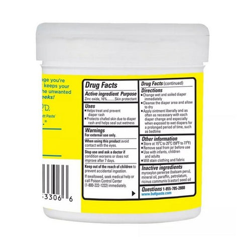 Boudreaux's Butt Paste, Diaper Rash Treatment, 16 Oz