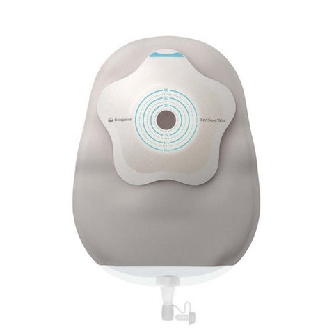 Coloplast, Urostomy Pouch SenSura  Mio Concave One-Piece System 1-3/16 Inch Stoma Drainable Concave, Pre-Cut, Box Of 10