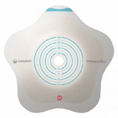 Coloplast, Ostomy Barrier SenSura  Mio Convex Flip Pre-Cut, Standard Wear Red Code 1-3/16 Inch Stoma, Box Of 5