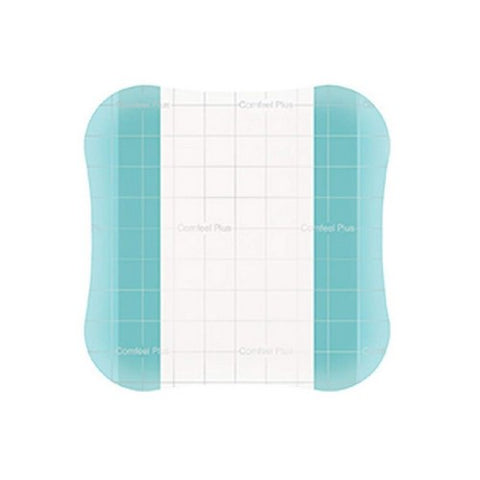 Coloplast, Hydrocolloid Dressing Comfeel  Plus Transparent 4 X 4 Inch Square Sterile, Box Of 10