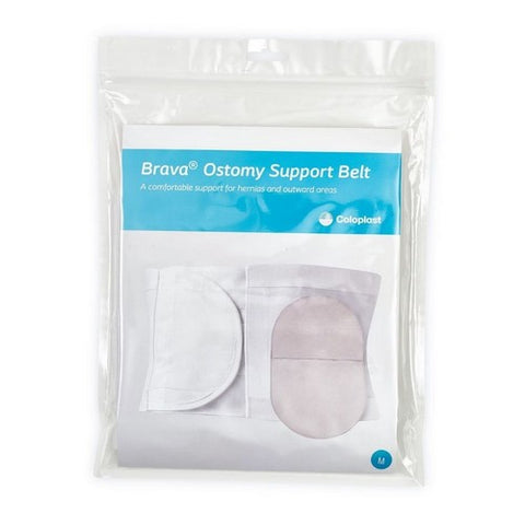 Coloplast, Ostomy Support Belt Brava  Medium, 34 to 39 Inch Waist, White, Box Of 1