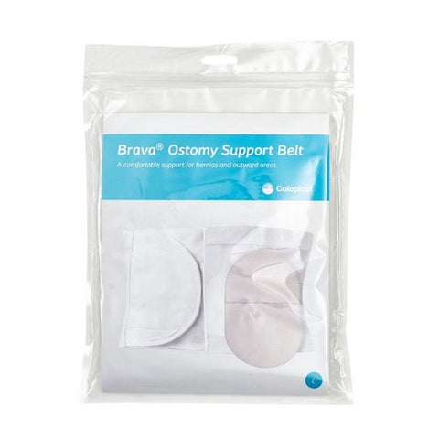Coloplast, Ostomy Support Belt Brava  Large, 37 to 42 Inch Waist, White, Box Of 1