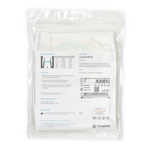 Coloplast, Ostomy Support Belt Brava  2X-Large, 44 to 51 Inch Waist, White, Box Of 1