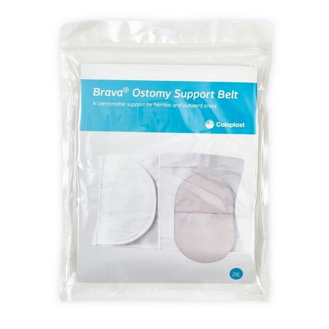 Coloplast, Ostomy Support Belt Brava  2X-Large, 44 to 51 Inch Waist, White, Box Of 1