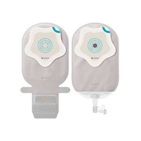 Coloplast, Ostomy Pouch One-Piece System Mini Length Star Shaped 18711, Box Of 10