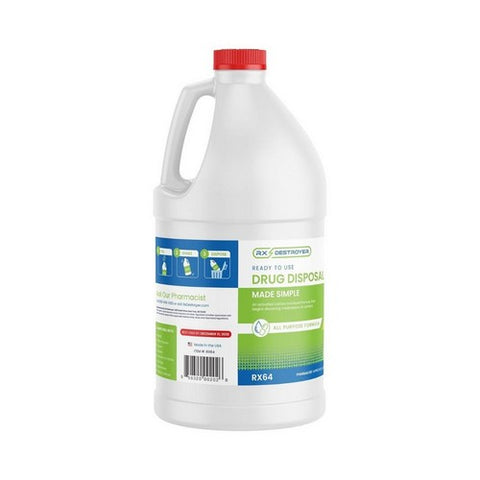 RxDestroyer, Pharmaceutical Disposal System Rx Destroyer 64 oz. Bottle, 64 Oz