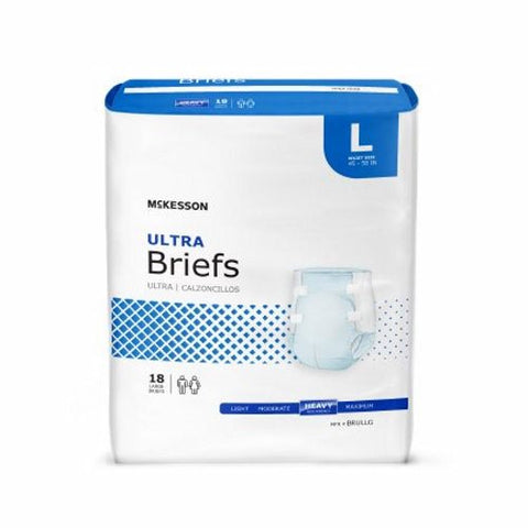 McKesson, Unisex Adult Incontinence Brief Ultra Large Disposable Heavy Absorbency, Count of 1