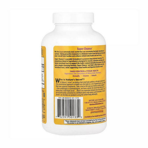 Nature's Secret, Super Cleanse, 200 Tabs