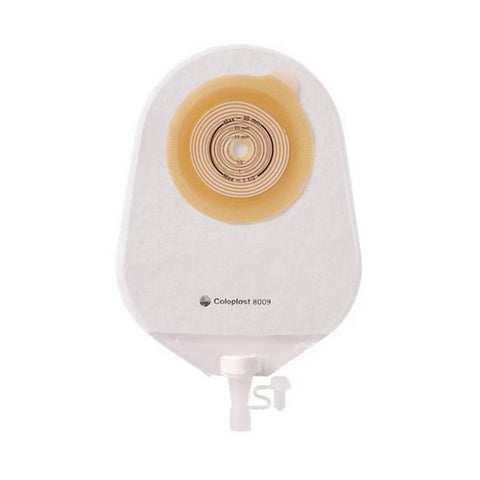 Coloplast, Urostomy Pouch Assura  One-Piece System 8-1/2 Inch Length 1/2 to 1-1/2 Inch Stoma Drainable Flat, Tr, Box Of 10