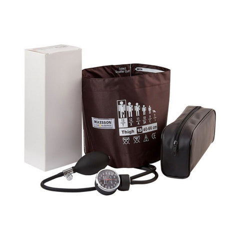McKesson, Aneroid Sphygmomanometer with Cuff McKesson LUMEON 2-Tube Pocket Size Hand Held Size Large, Case Of 12
