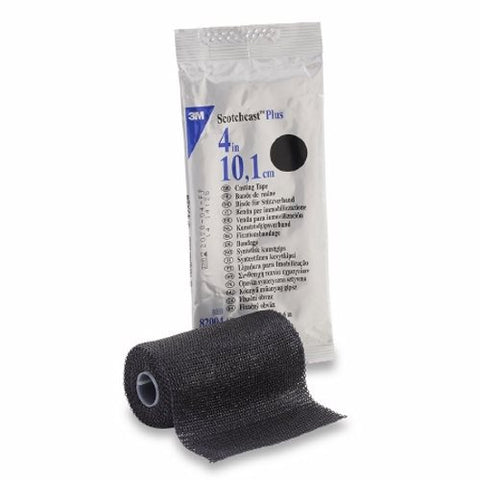 3M, Cast Tape 3M Scotchcast Plus 4 Inch X 4 Yard Fiberglass Black, Count of 10