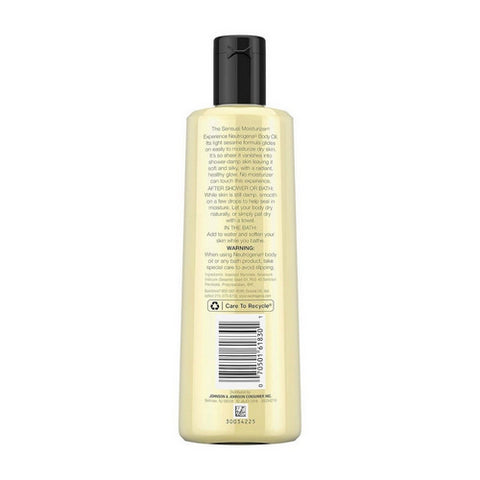 Neutrogena, Body Oil Light Sesame Formula Fragrance Free, 8.5 Oz