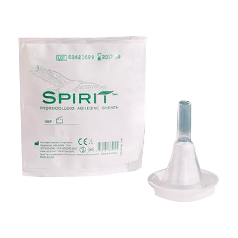 Bard, Male External Catheter Spirit1 Self-Adhesive Seal Hydrocolloid Silicone Medium, Count of 100
