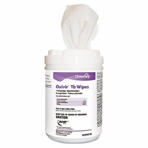 Lagasse, Surface Disinfectant Cleaner Oxivir  Tb Alcohol Based Wipe 60 Count NonSterile Canister Disposable C, Box Of 60